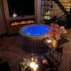 huur bevalbad in woonkamer