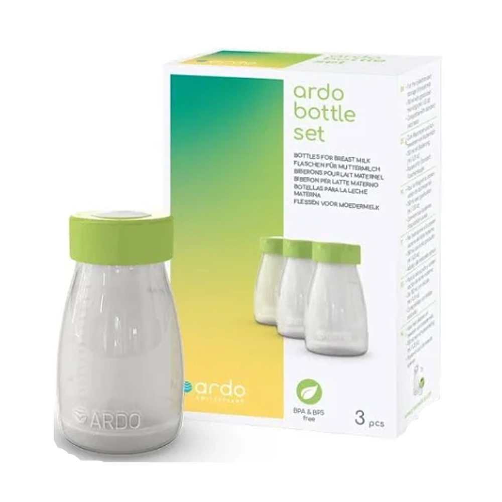Ardo bewaarflessen 3 stuks (bottle set) | 150ml | Ardo Medical