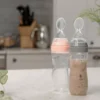 Siliconen zuigfles met lepel| Food dispenser spoon | Haakaa