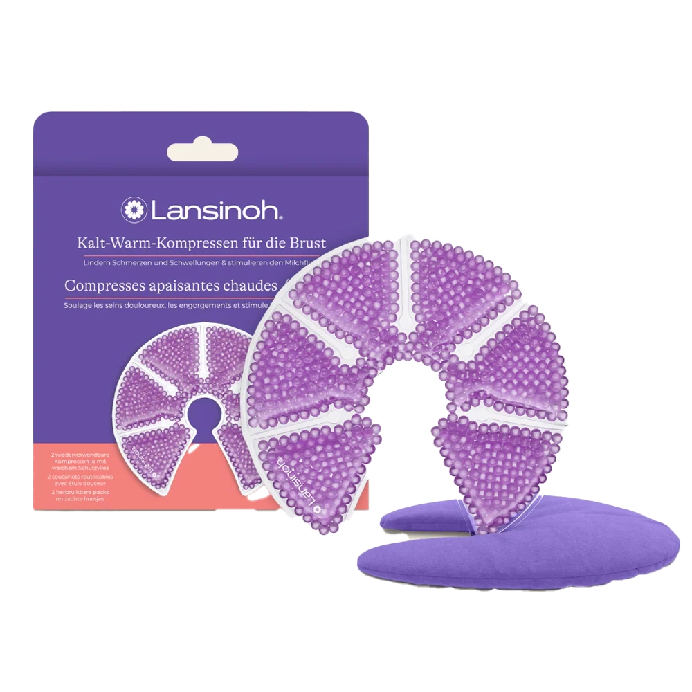 Lansinoh Therapearl 3-in-1 borst therapie | 2 stuks | warmte en koude therapie 1 Lansinoh Therapearl 3-in-1 borst therapie| 2 stuks | warmte en koude therapie