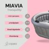 Huur grijs bevalbad met 4 handgrepen en breed zitgedeelte, MIAVIA Tranquility