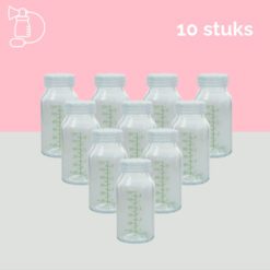 Glazen melkflessen steriliseerbaar Ardo medical 130 ml
