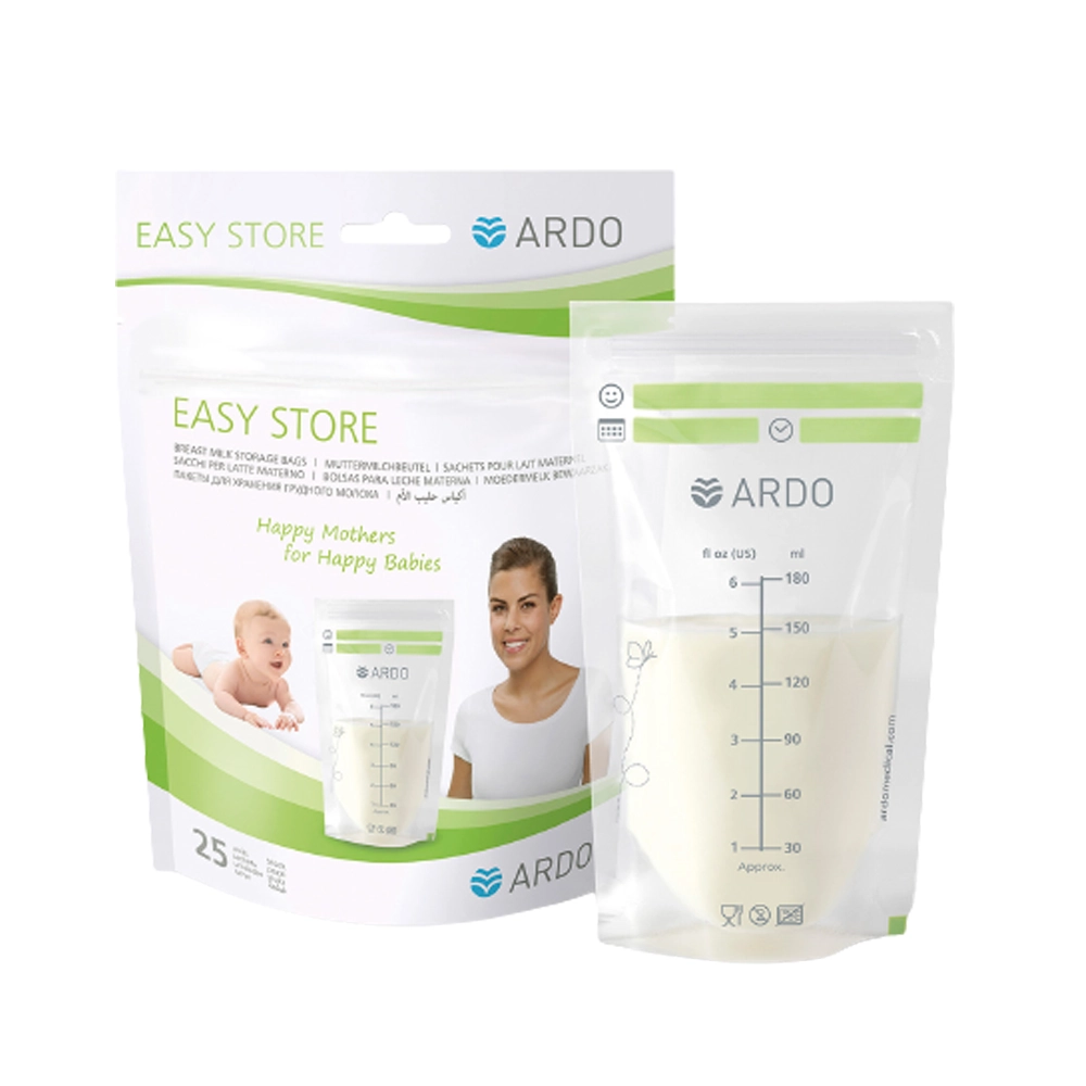25x Easy Store moedermelk bewaarzakjes | borstvoeding zakjes | lekvrij | koelkast en vriezer 1 Moedermelk bewaarzakje van Ardo Medical