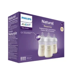 Philips Avent 3x Babyfles | Natural Response 3.0 | 260ml | 14 Philips Avent Baby Natural airfree verpakking
