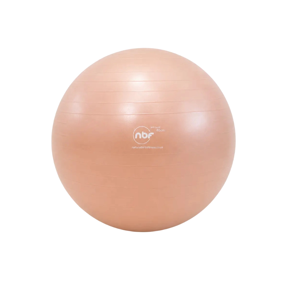 Bevallingsbal | Birth Ball | rose goud | 55, 65 of 75 cm 1 Rose gouden Birth Ball. Voor, tijdens en na je bevalling te gebruiken