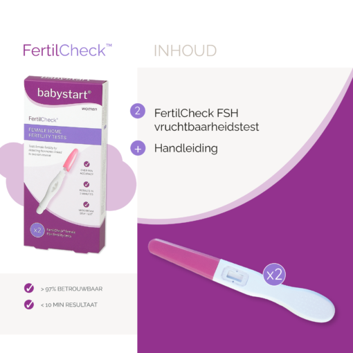 FertilCheck® - vruchtbaarheidstest voor vrouwen - 10 stuks - Afbeelding 4