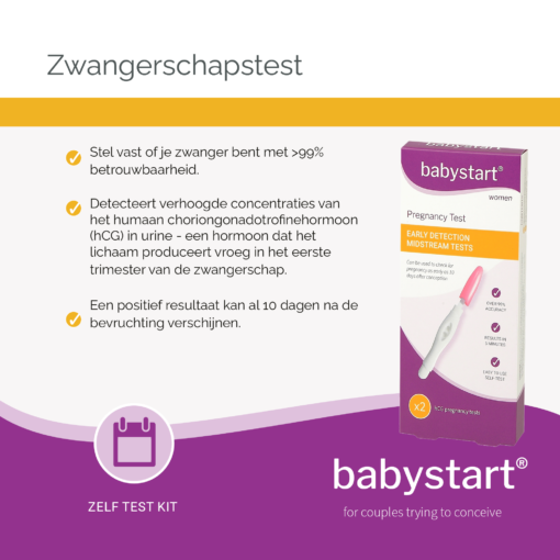 unieke eigenschappen van de zwangerschapstest van babystart