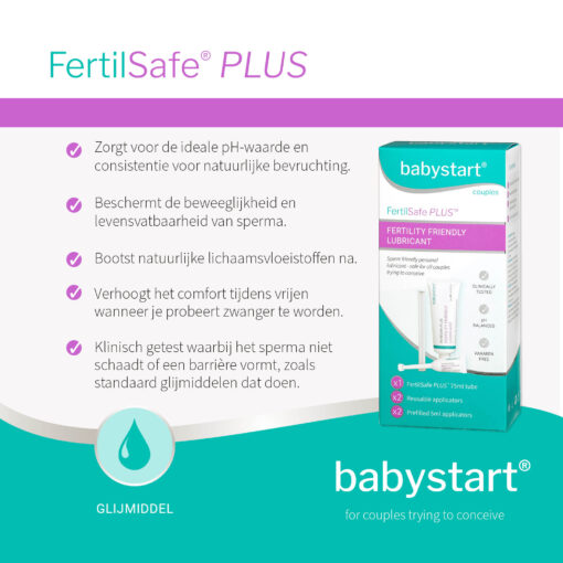 Voordelen FertilSafe multipack Babystart glijmiddel