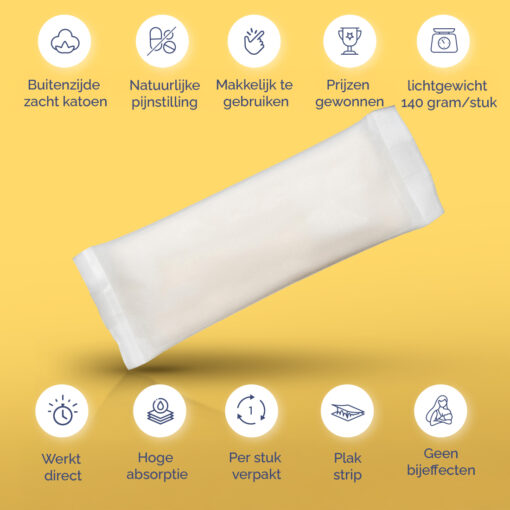 Direct verkoelend kraamverband | perineum cold pack | koude kompres - Afbeelding 2