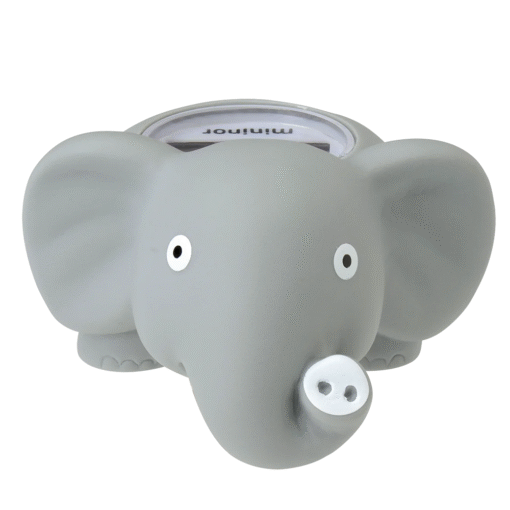 Mininor digitale bad thermometer olifant vooraanzicht