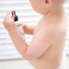 Oh Baby badolie fles met kindje