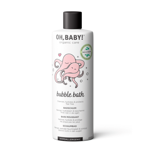 Oh Baby! Badschuim biologisch en vegan vrij van schadelijke middelen