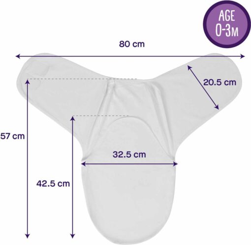 Swaddle to Sleep | inbakerdoek | 0-3m | TOG 1.0 - Afbeelding 2