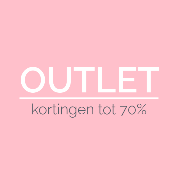 Outlet shop onze producten met kortingen tot 70%