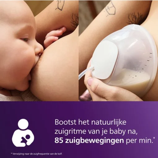 Philips Avent dubbele borstkolf - zuigritme