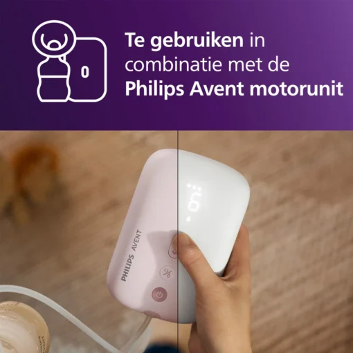Philips Avent dubbele opvang cups - met motorunit