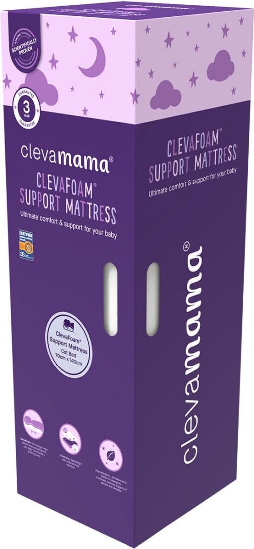 Premium ClevaFoam® matras | geschikt voor peuterbed | 70 x 140 x 9cm - Afbeelding 8