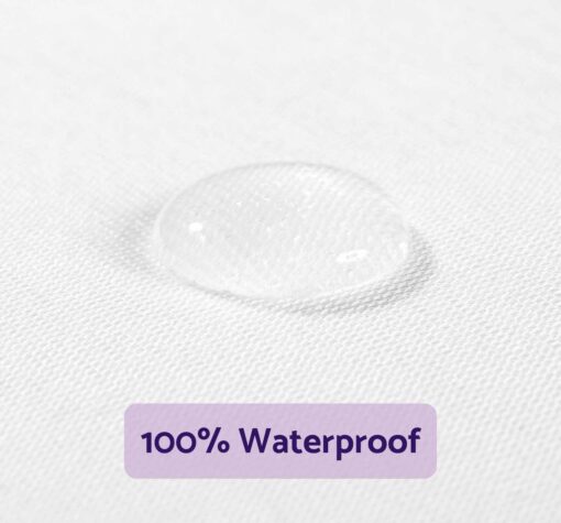 Tencel® waterbestendige matras bescherming | wit | 70 x 140 x 25 cm - Afbeelding 4