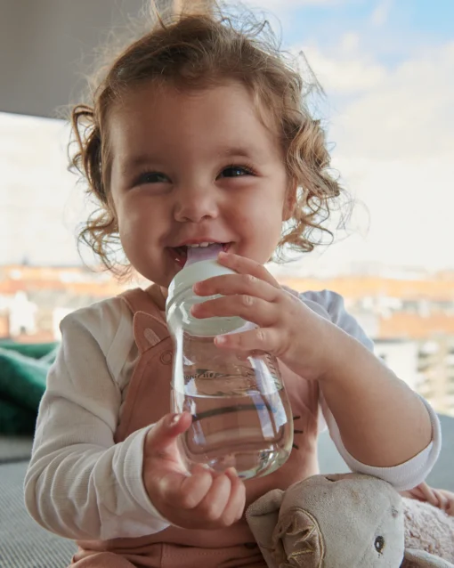 Mininor babyfles sfeer met glazen fles
