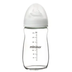 Mininor babyfles van glas 240 ml
