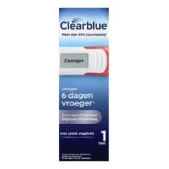 Clearblue Ultravroeg digitaal verpakking