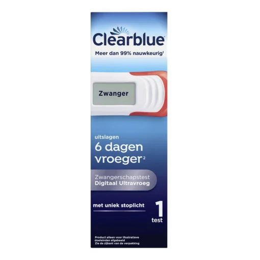 Clearblue Ultravroeg digitaal verpakking