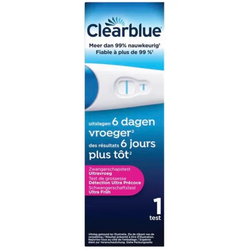 Clearblue zwangerschapstest ultravroeg