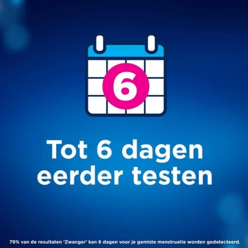 Clearblue zwangerschapstest 6 dagen