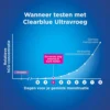 Clearblue zwangerschapstest ultravroeg wanneer