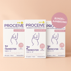 Proceive zwangerschaps trimester 1+2+3 voordeelbundel supplement