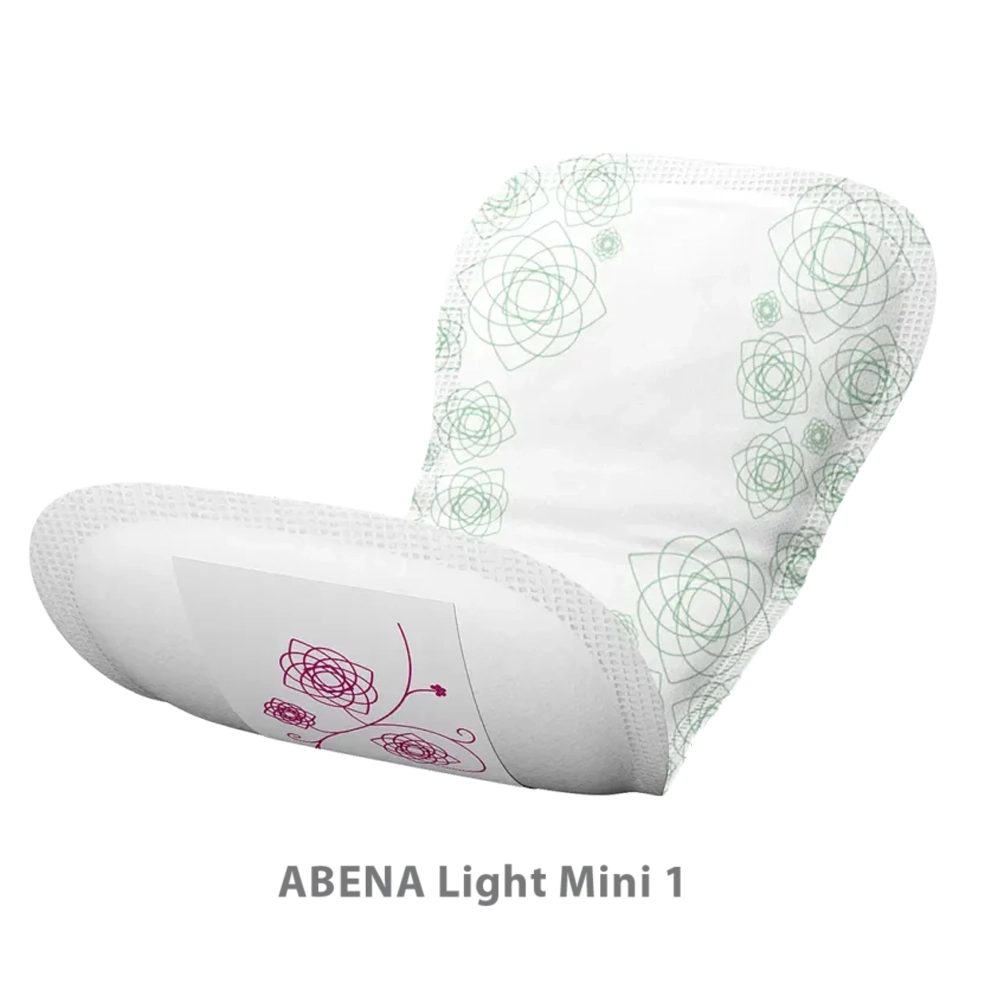 ABENA Light Premium Mini 1 | maandverband | 20 of 120 stuks 3 ABENA Light Premium Mini 1 detail