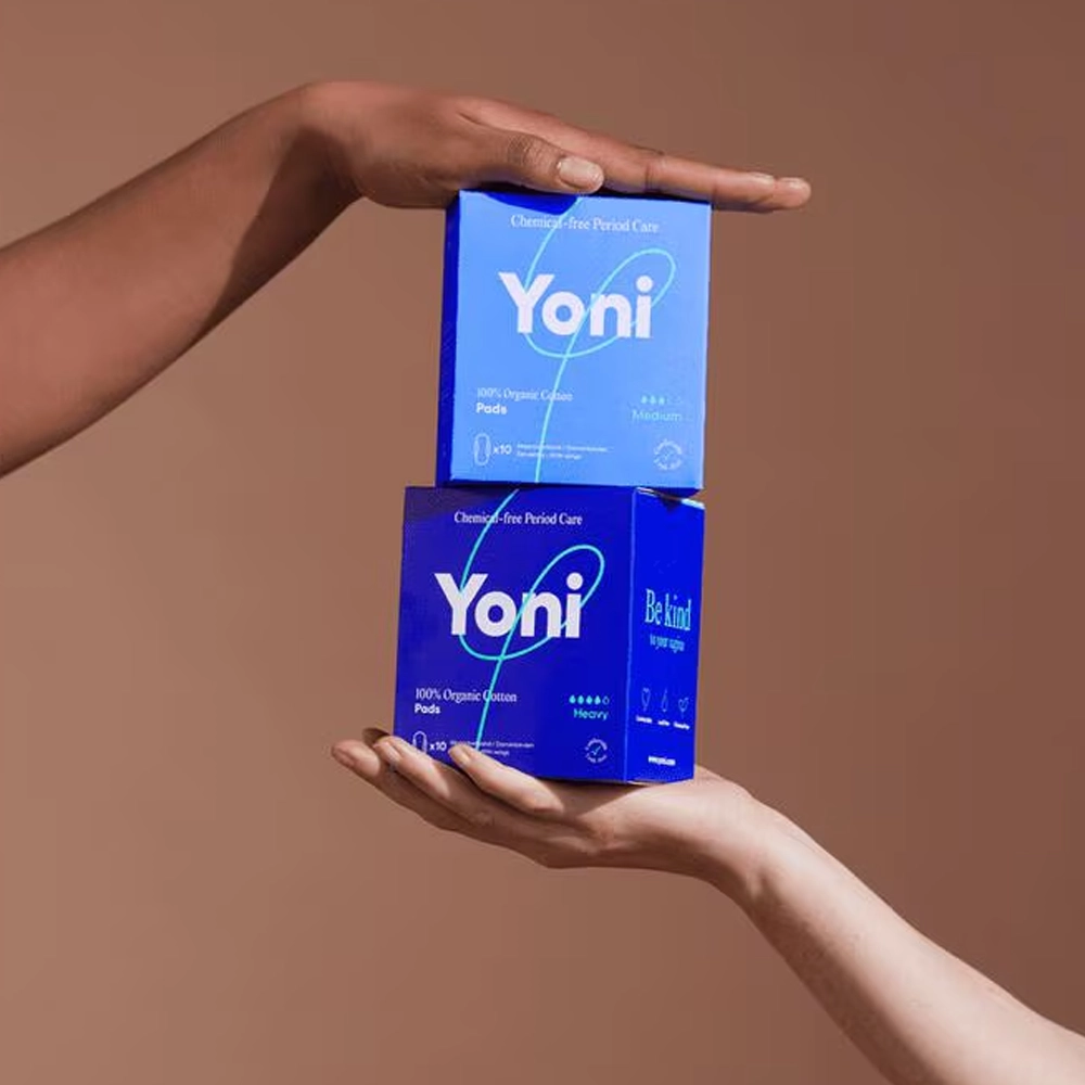 YONI Maandverband heavy met vleugels | 100% biologisch katoen | 10 stuks 3 Yoni maandverband overzicht