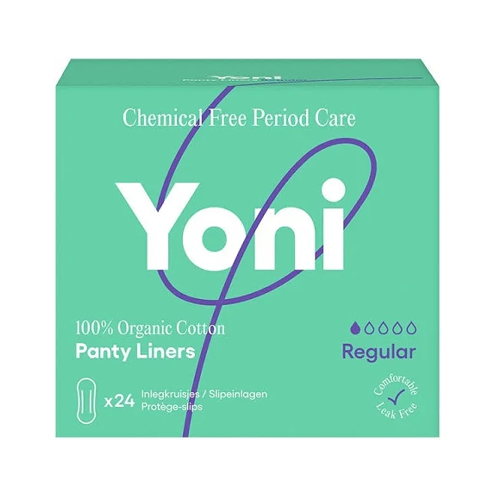 YONI inlegkruisjes | regular | 100% biologisch katoen | 24 stuks 1 Yoni inlegkruisje regular verpakking