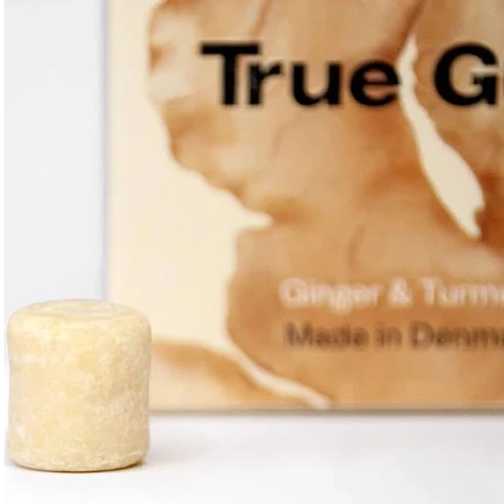 True Gum - Gember & Tumeric - 21 gram 2 True Gum Ginger Tumeric close-up