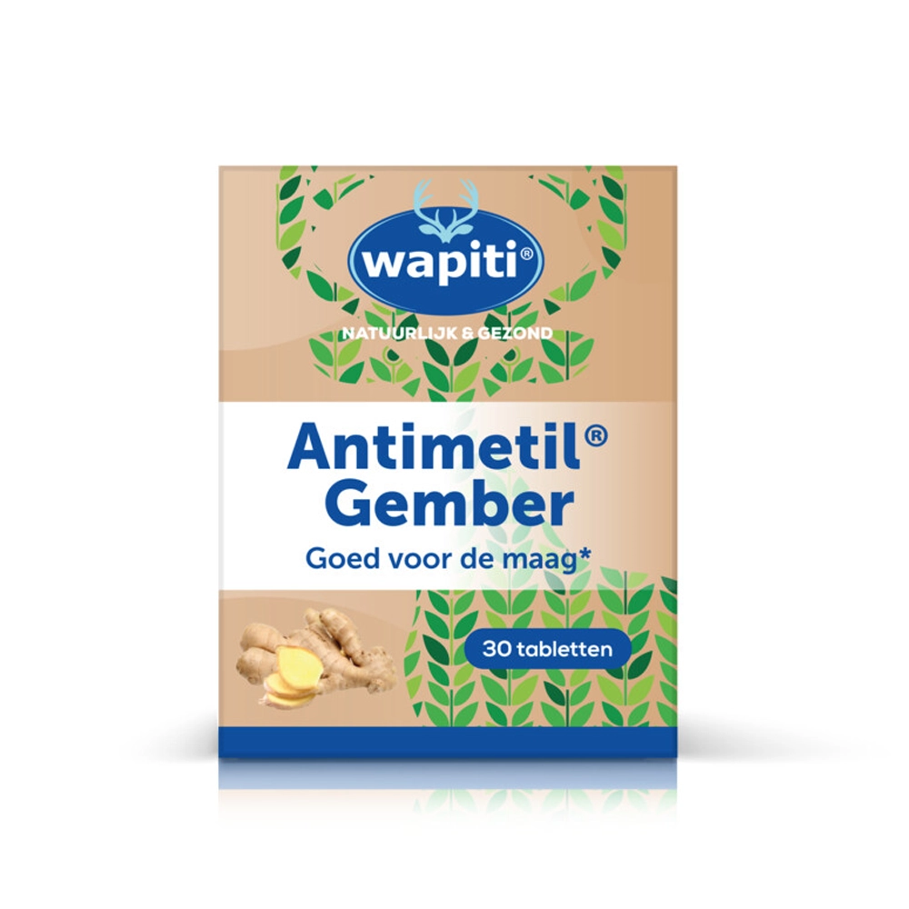 Antimetil Gember | misselijkheid bij zwangerschap | 30 tabletten