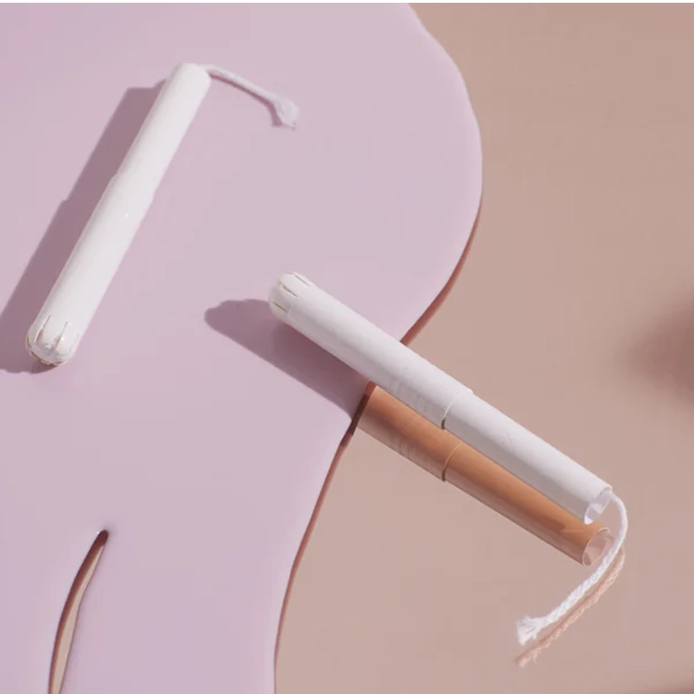 YONI Applicator tampons Super | 100% biologisch katoen | 14 stuks 2 Yoni applicator tampons regular detail