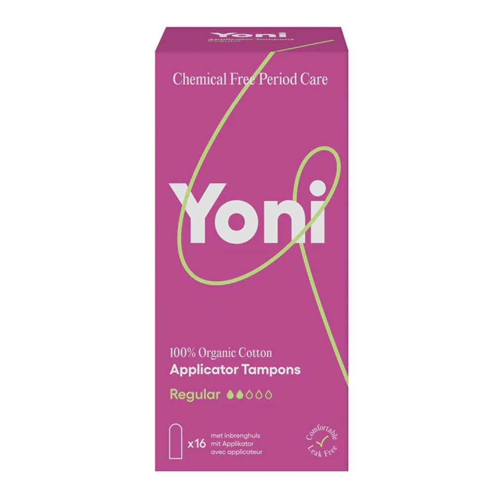 YONI Applicator tampons Regular | 100% biologisch katoen | 16 stuks 1 Yoni applicator tampons regular