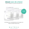 Moedermelk bewaarzakjes met schenktuit | 200 ml | 50 stuks 13 Nutrea moedermelk bewaarzakje vorm