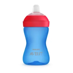 Philips Avent blauwe drinkbeker met een zachte tuit