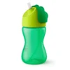 Philips Avent groene beker met rietje.