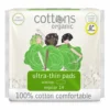 Cottons Organic ultra dun maandverband regular biologisch katoen voor lichte tot gemiddelde menstruatie