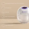 Lansinoh borstkolf | handsfree | enkelzijdig 9 Lansinoh handsfree draadloze borstkolf met instelbare standen en stille werking