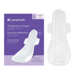 Lansinoh kraamverband 0-2 weken extra lang en absorberend individueel verpakt postpartum