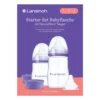 Complete starterset van Lansinoh met drinkflessen en NaturalWave siliconen spenen