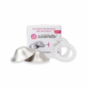 Silverette® | originele zilveren tepelkapjes | met O-Feel™ ringen | small/medium/large