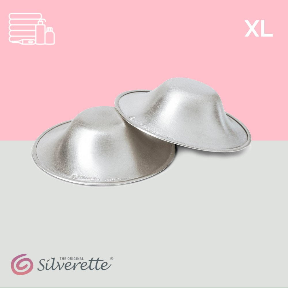 Silverette® tepelkapjes | XL| Originele zilveren tepelhoedjes | Klinisch getest | 925 Zilver zonder prijs