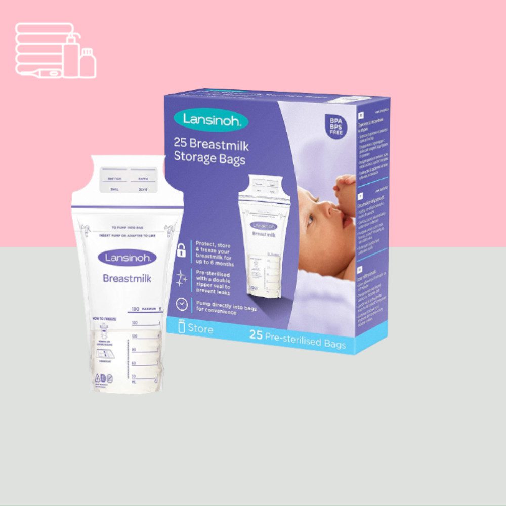 Lansinoh Wegwerp Moedermelk bewaarzakjes| 25 stuks | Breastmilk storage bags zonder prijs
